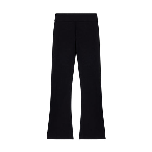 Leggings Donna flare, con fascia elastica in vita e logo posteriore